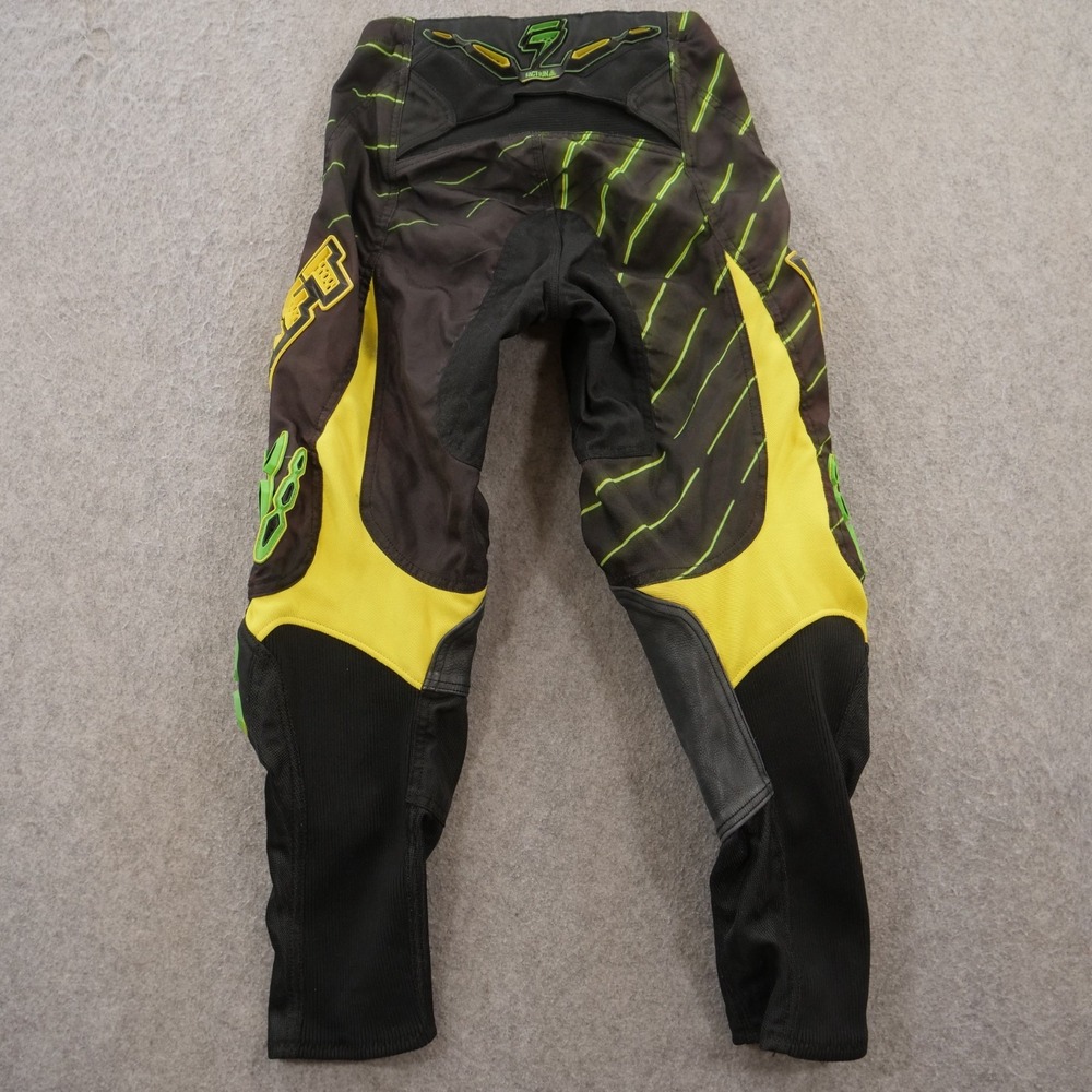 Shift Racing Faction Pants Mens 28 Black MX Motocross Dirt Bike Motorcycle - Picture 2 of 12